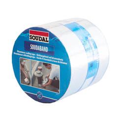 Self-adhesive bitumen tape, color aluminum 15 cm x 10 m