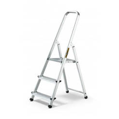 Household ladder aluminum 54cm up to 125kg 2+1 steps