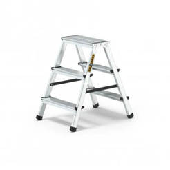 Small aluminum ladder 61cm up to 125kg 2x3 steps