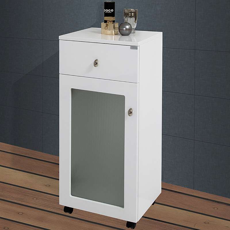 Столб для ванны МДФ 40 х 33,6 х 90 см на колесиках, Симона ? MASTERHAUS