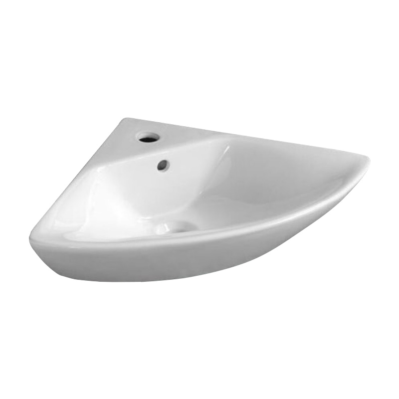 Фарфоровая раковина 45 х 45 х 17 см - для угловой установки ? MASTERHAUS