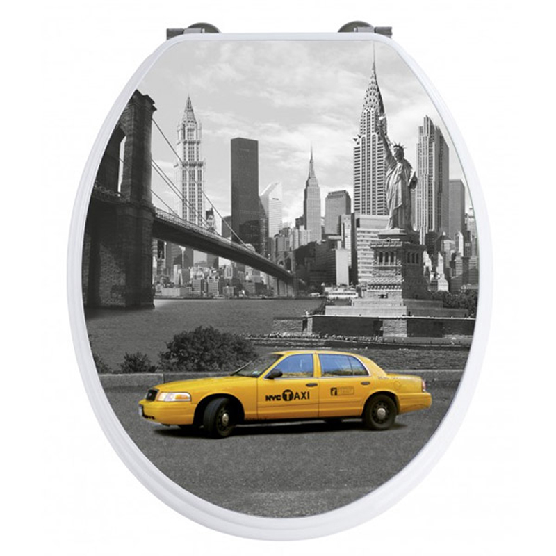 3D New York delayed fall toilet seat ⋆ MASTERHAUS