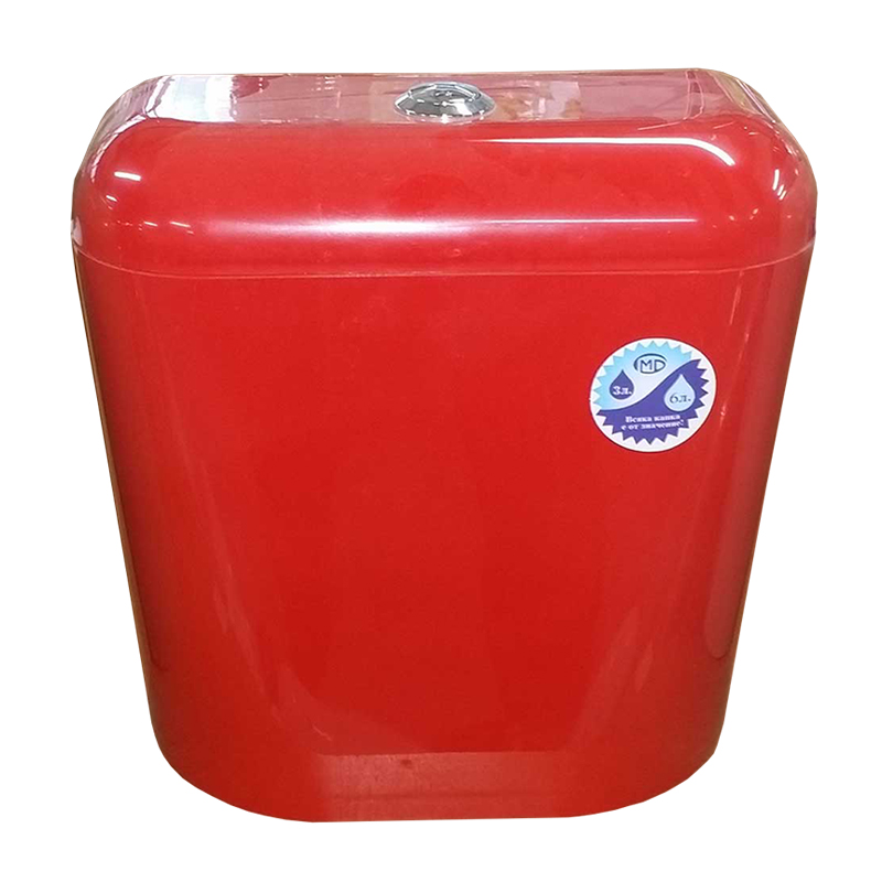 Пластмасово тоалетно казанче, червено ⋆ MASTERHAUS