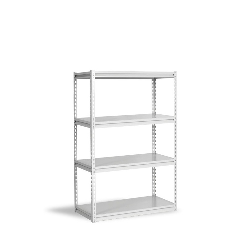Metal rack with 4 shelves, up to 60 kg per shelf, 135 x 30 x 75 cm