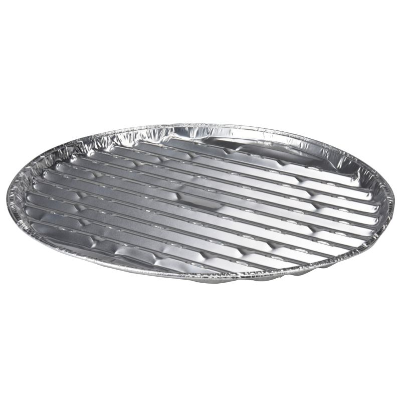 Disposable aluminum trays for barbecue 3 pieces f35 cm ⋆ MASTERHAUS