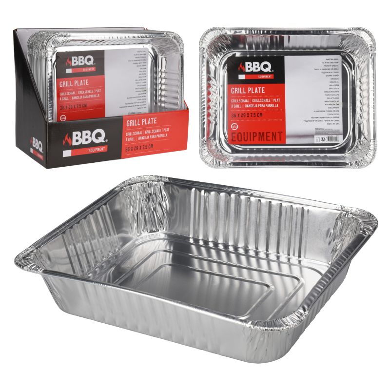 Disposable tray for barbecue 36 x 29 cm ⋆ MASTERHAUS