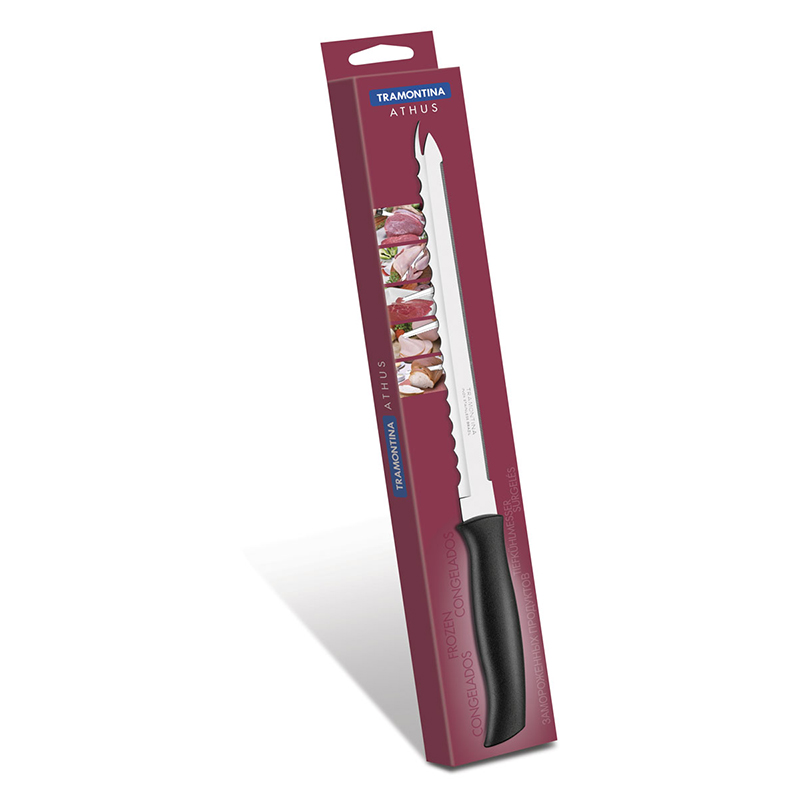 Kitchen knife for frozen food 40 cm steel AISI 420 Athus ⋆ MASTERHAUS