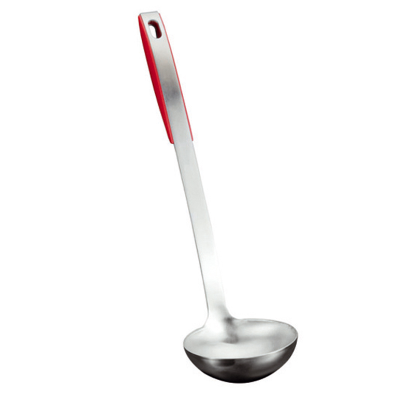 Metal soup ladle 32 cm, handle with plastic insert Design Plus ⋆ MASTERHAUS