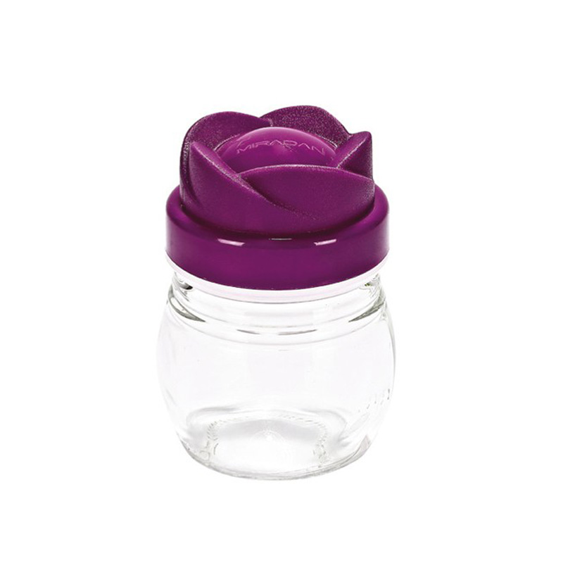 Glass salt shaker 80ml, plastic tulip cap ⋆ MASTERHAUS