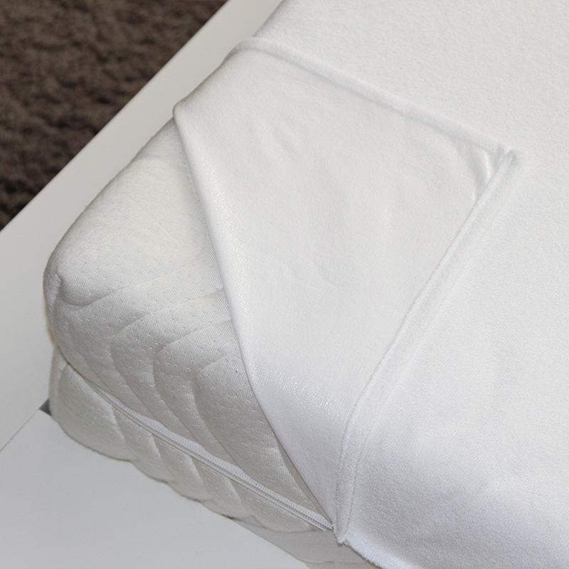 Waterproof mattress protector 180 x 200 cm, towel, white ⋆ MASTERHAUS