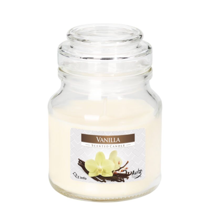 Scented candle in a jar vanilla ⋆ MASTERHAUS