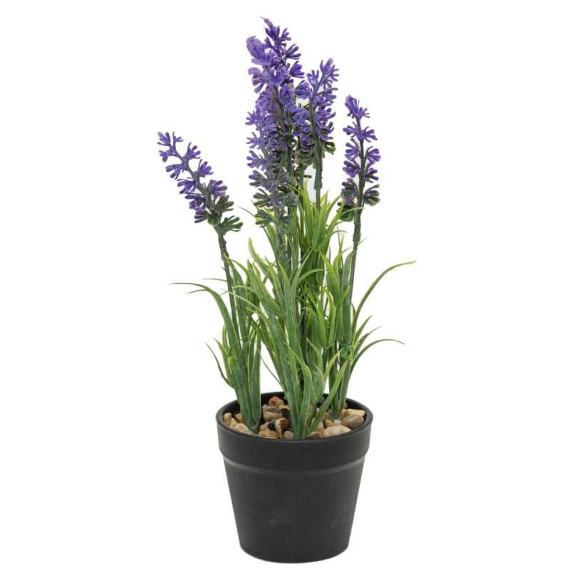 Artificial plant, flower with purple flowers in a pot 8 x 8 x 25 cm ⋆