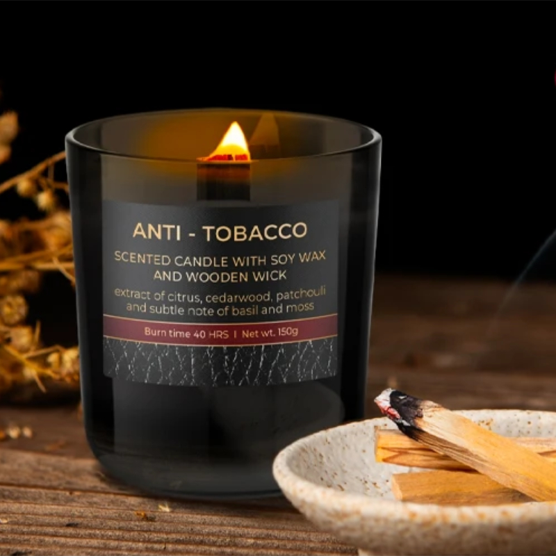 anti tobacco candle Scented candle in a cup 150g Anti tobacco ⋆ MASTERHAUS