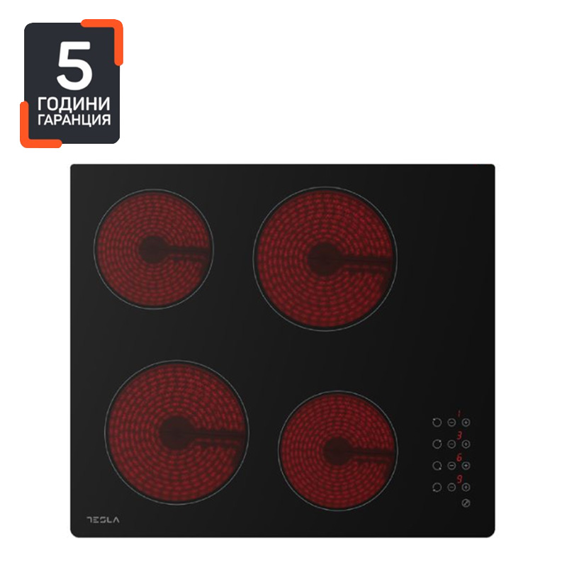 Варочная панель стеклокерамическая HV6400MB, 4-х конфорочная плита ...