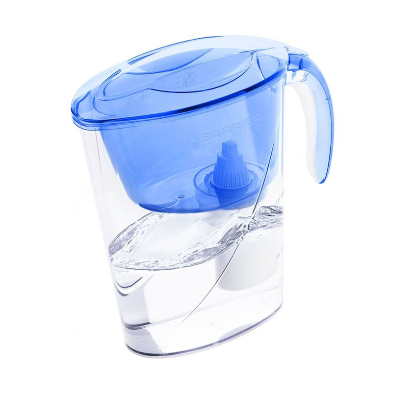 Eco water filtration jug, aquamarine color ⋆ MASTERHAUS