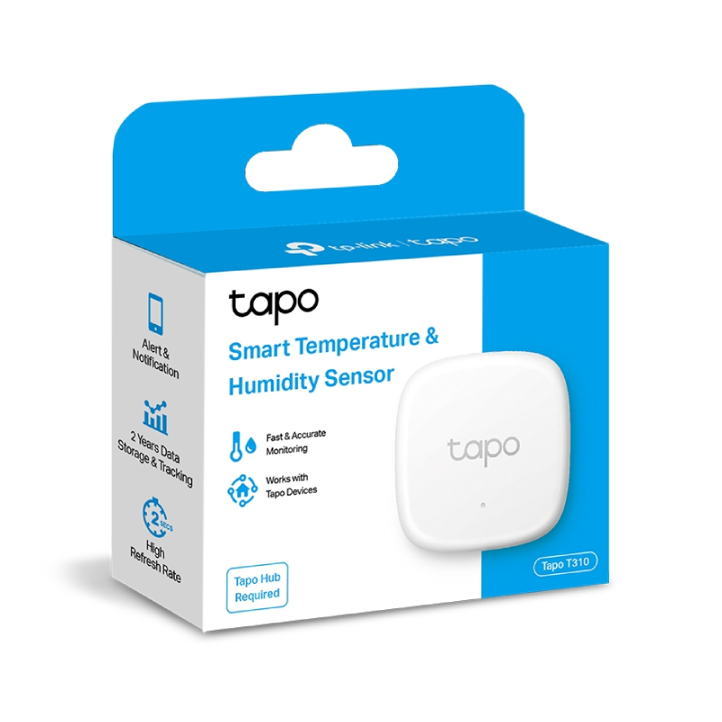 Tapo SMART Temperature Sensor T310 Requires Hub/ On/Off Tapo