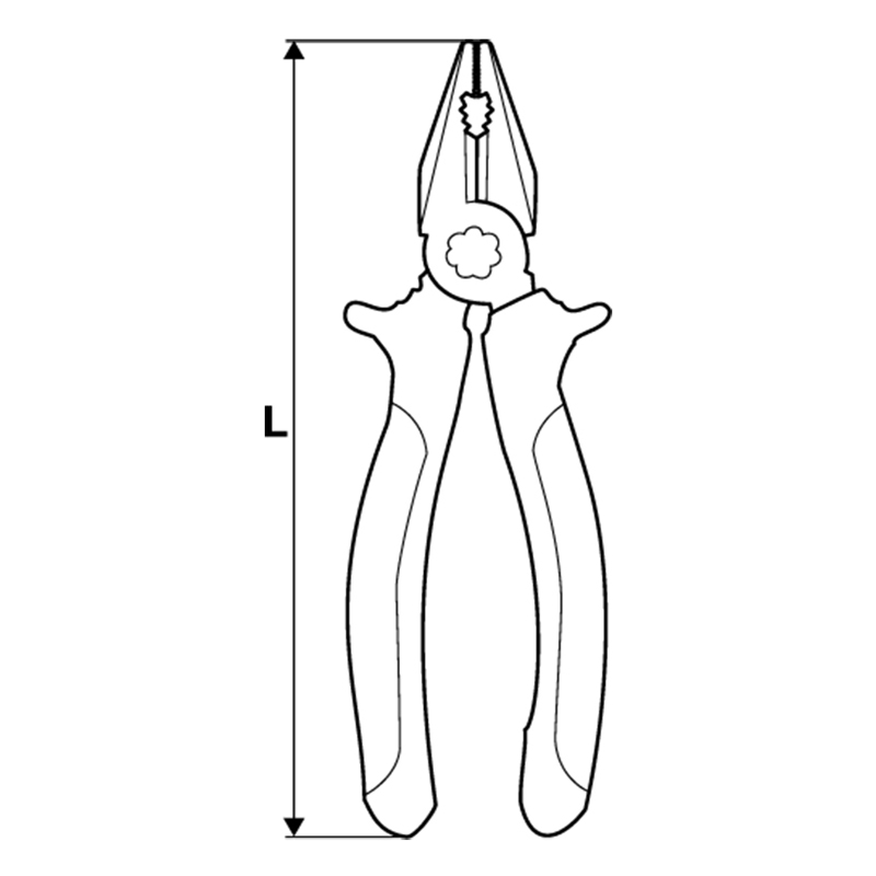 Insulated combination pliers 1000V 175 mm Crv TOPMASTER ⋆ MASTERHAUS