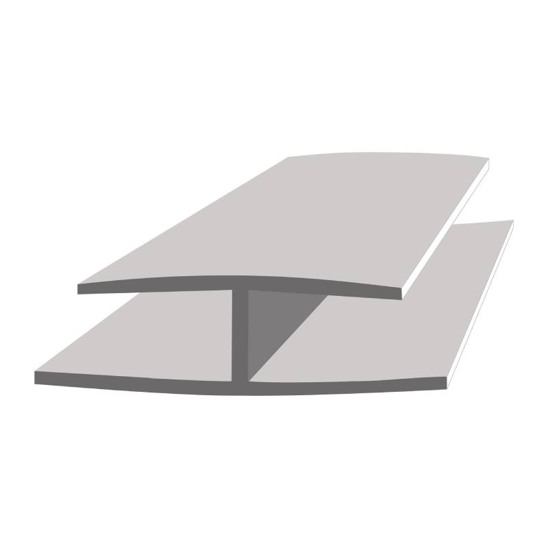 Свързващ профил за PVC облицовка - 3м, бял ⋆ MASTERHAUS