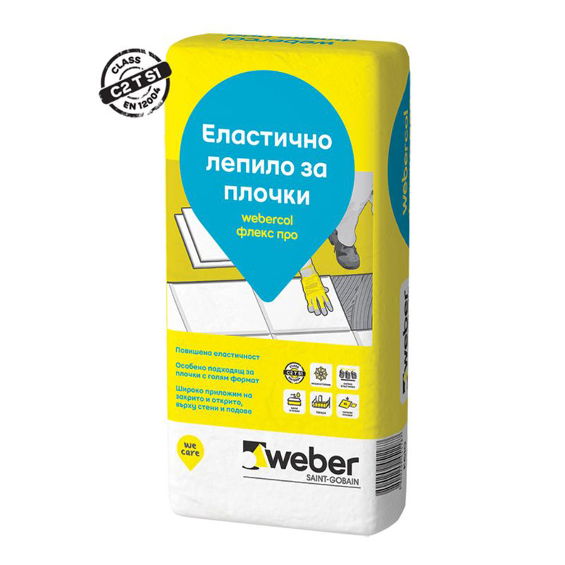 Еластично флекс лепило за плочки 25кг FLEX S1/Flex Pro