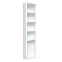 PVC Bathroom cabinet vertical 22 x 11 x 90.5 cm, with 3 doors