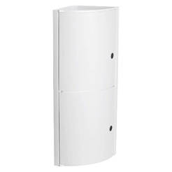 PVC Шкаф за баня ъглов 20 х 20 х 62.5см, 2 вратички
