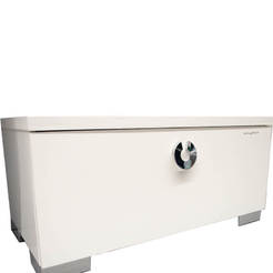 PVC Шкаф за баня с чекмедже 80 х 45 х 38см Амбър