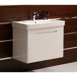 PVC Bathroom cabinet with sink 80.5 x 46 x 63 cm Lana ICP 8063