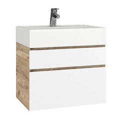 PVC Cabinet with bathroom sink 60 x 42 x 58 cm Houston