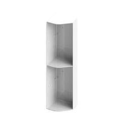 PVC Модул за шкаф за баня страничен 55 х 11.6 х 13.1см, бял