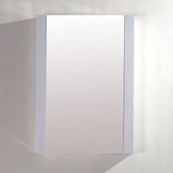 PVC Шкаф с огледало за баня 55х13х70см - 1070-55
