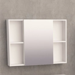 PVC Шкаф с огледало за баня 80см - 6014