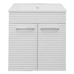 PVC Cabinet with sink 55 x 43 x 57.5cm hanging Petya 55 HEIGHT