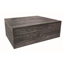 Bathroom sink countertop Elma 60x20x46cm without washbasin dark oak INTER CERAMIC