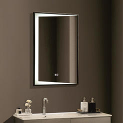 Bathroom mirror 60 x 90 cm with LED lighting and touch screen INTER CERAMIC