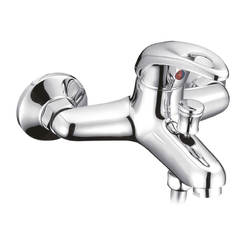 Wall-mounted bath / shower faucet complete with accessories, Olivia