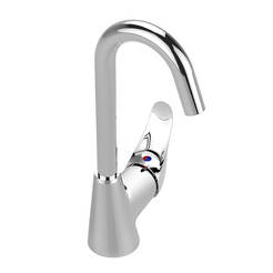 Standing sink mixer with high spout Orion