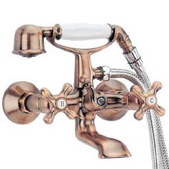 Настенный смеситель для ванны с аксессуарами Retro 2854201