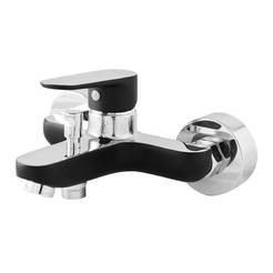 Tyria bath / shower faucet - black / chrome