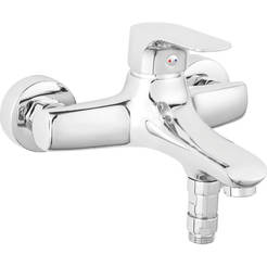 Tiga Verdeline Wandarmatur für Badewanne/Dusche, Chrom, FERRO