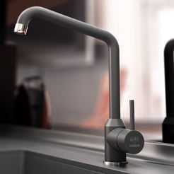 Kitchen faucet Impact standing black metallic