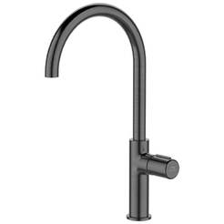 Standing kitchen faucet, graphite R winch Pretto