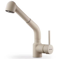 Küchenarmatur Balata beige Granitfarbe PYRAMIS