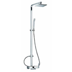 Pipe suspension shower system REGEN - mixer, stationary and mobile shower