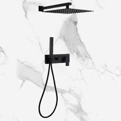 Душ за вграждане Giarolli черен 082702