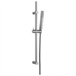 Pipe suspension set hand shower, hose and holder - graphite Pretto