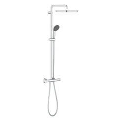 Shower system with thermostat Vitalio Start 250 Cube