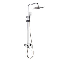Shower system with brass mixer, square comb 12000 FORMA VITA