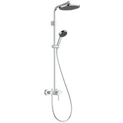Duschsystem Activera S Duschrohr verchromt HANSGROHE