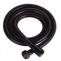 Шлаух за душ конусен 150см черен 090316