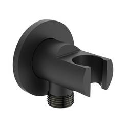 Wall elbow for Ideal Rain black